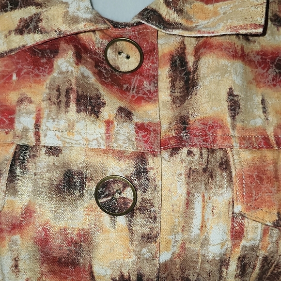 Chico's Multicolor Jean Jacket - Picture 4 of 5